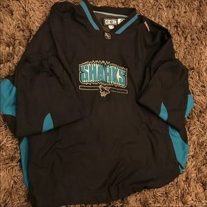 Reebok San Jose Sharks Center Ice Rink Jacket